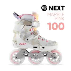 100% Original Powerslide NEXT Marble Pink Trinity Frame Inline Skates 3*100mm Street Racing Skate Roller Free Skating Patines