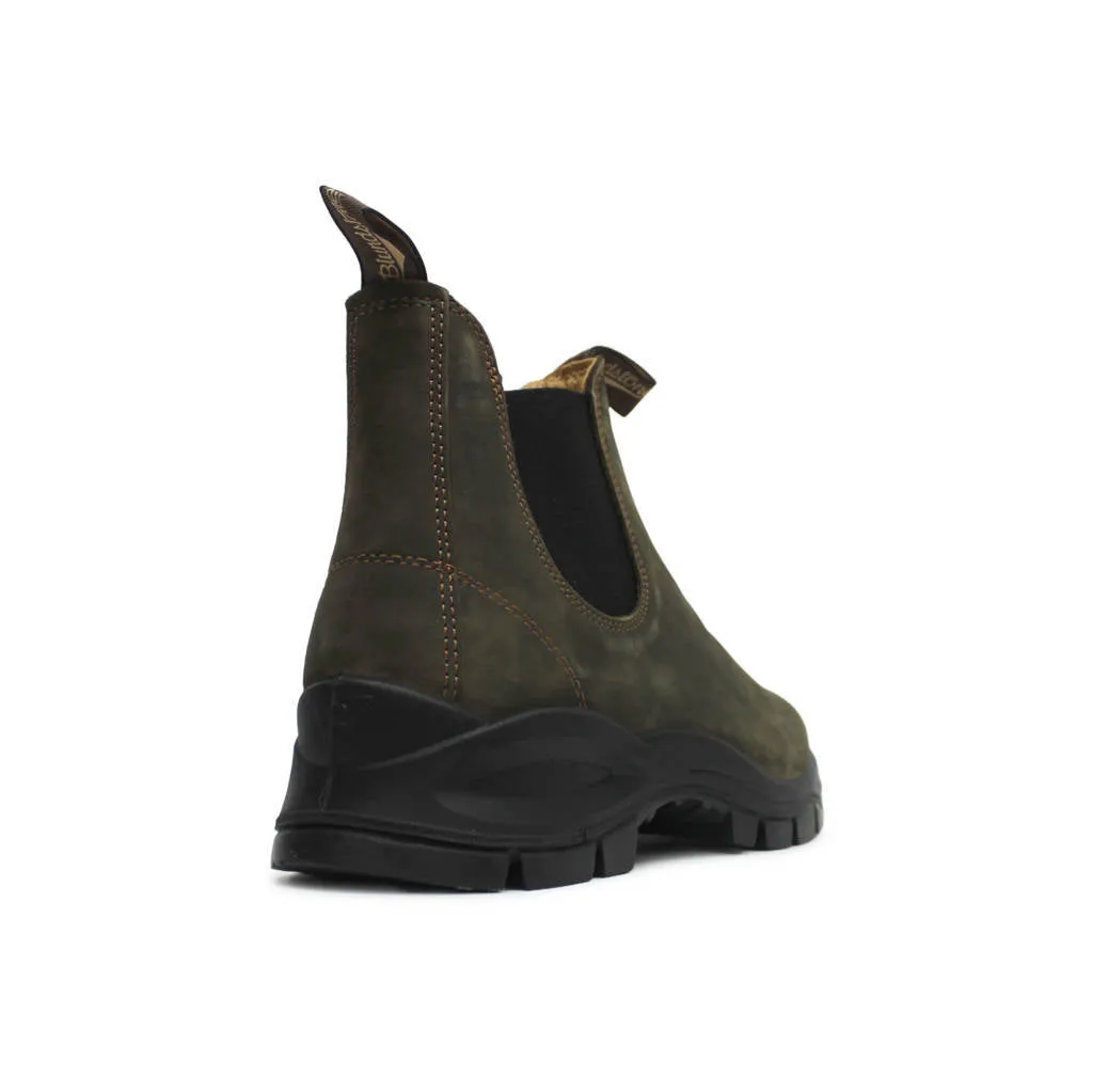 2239 Water-Resistant Leather Unisex Chelsea Boots