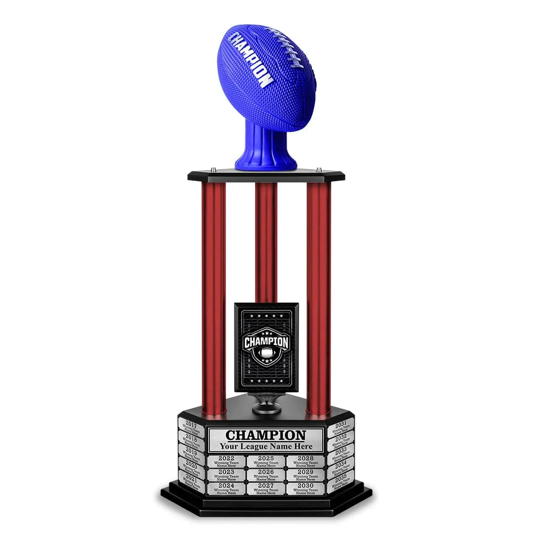 26"-36" Perpetual Champion Football Trophy