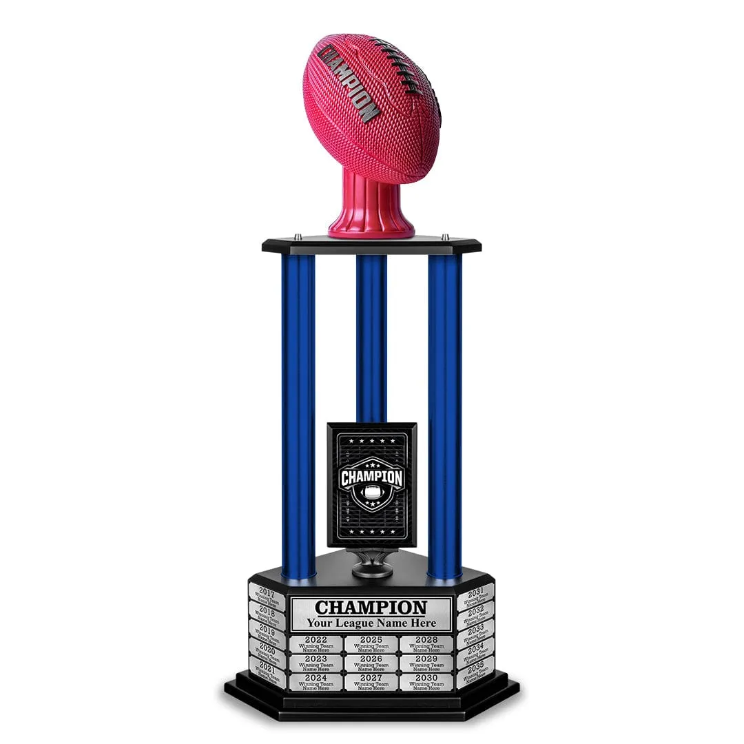 26"-36" Perpetual Champion Football Trophy