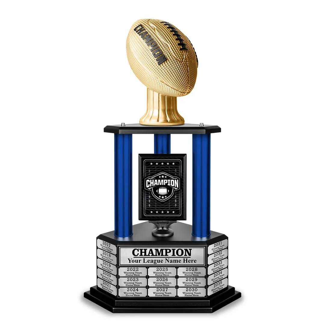 26"-36" Perpetual Champion Football Trophy