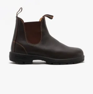 550 Mens Premium Leather Chelsea Boots Walnut Brown