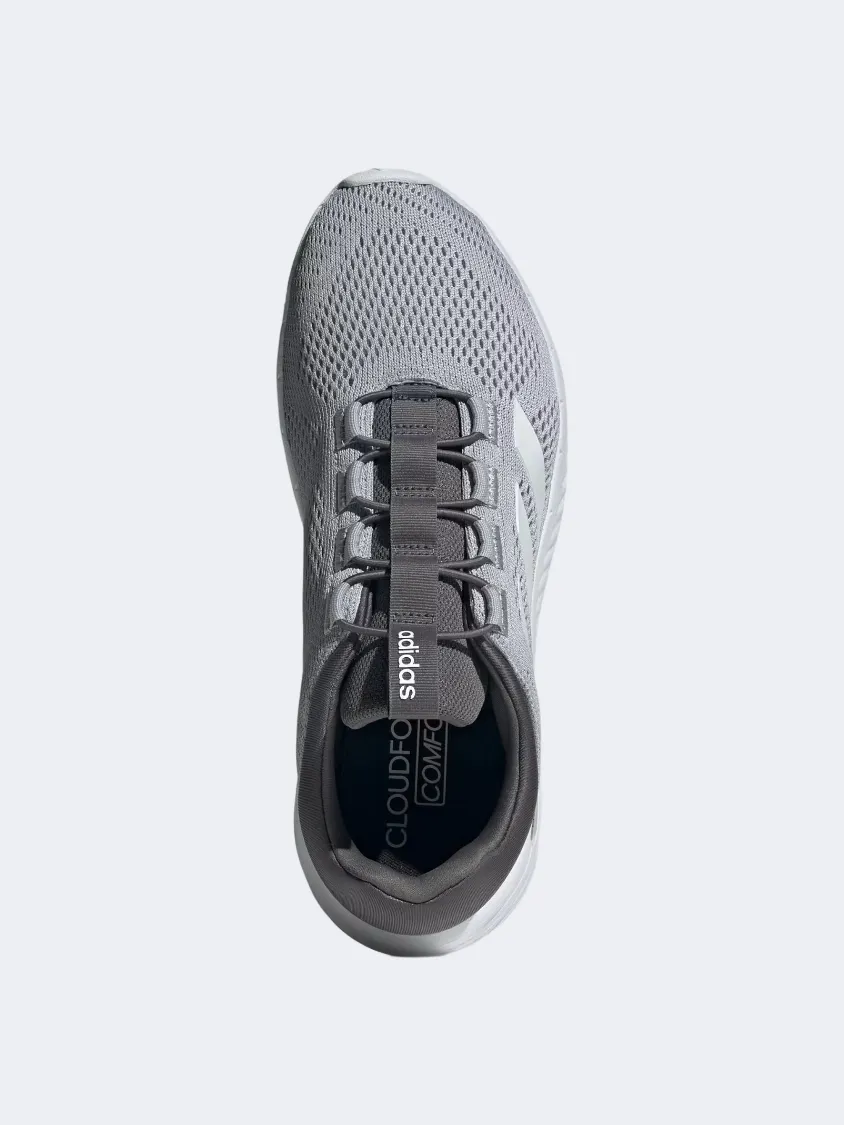 Adidas Cloudfoam Comfy Men Sportswear Shoes Silver/White/Grey