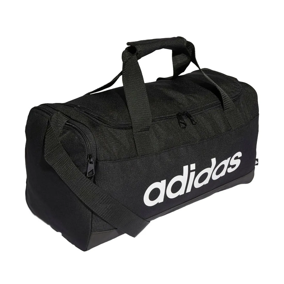 ADIDAS MEN ESSENTIALS LOGO DUFFEL BAG EXTRA SMALL TEAM BAG BLACK