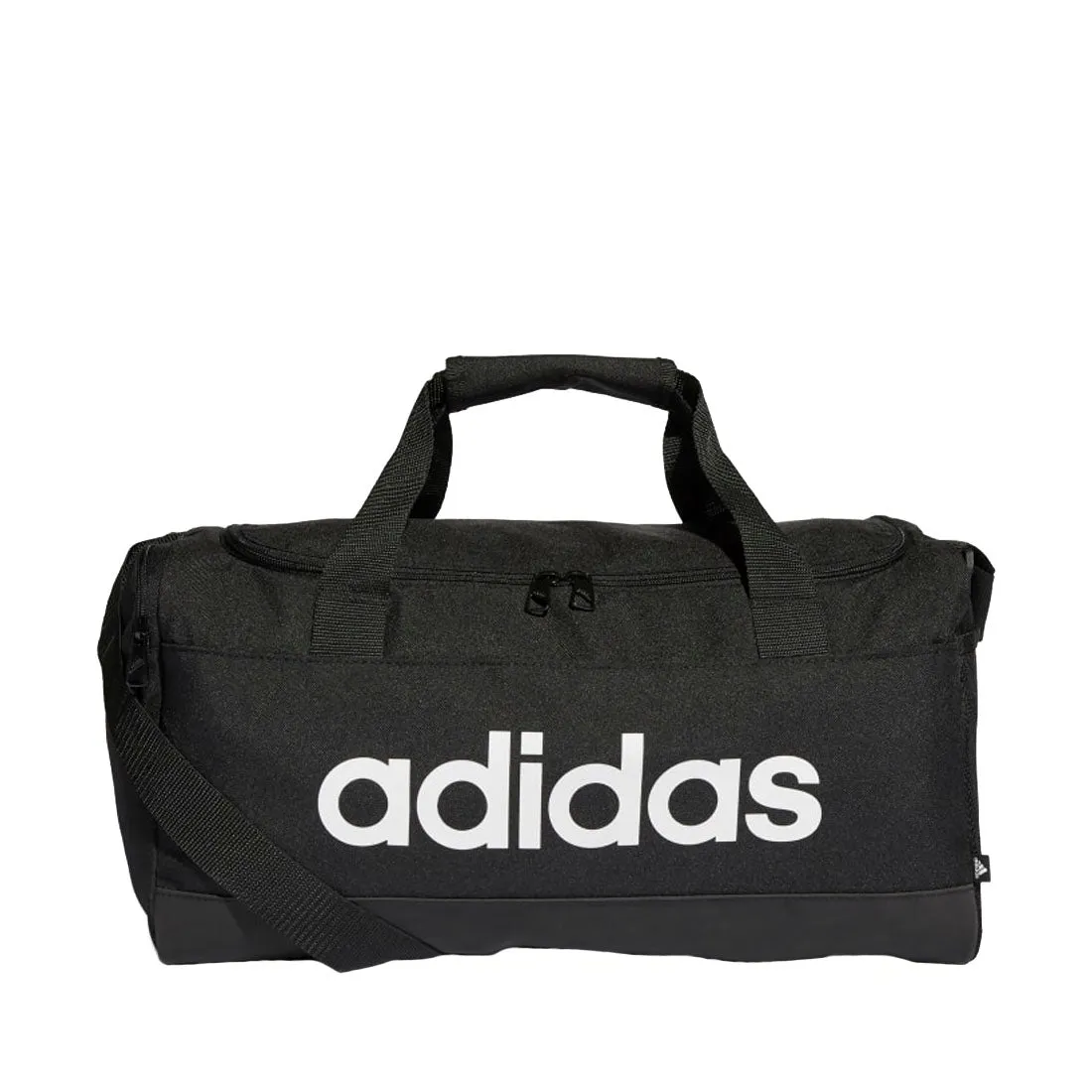 ADIDAS MEN ESSENTIALS LOGO DUFFEL BAG EXTRA SMALL TEAM BAG BLACK