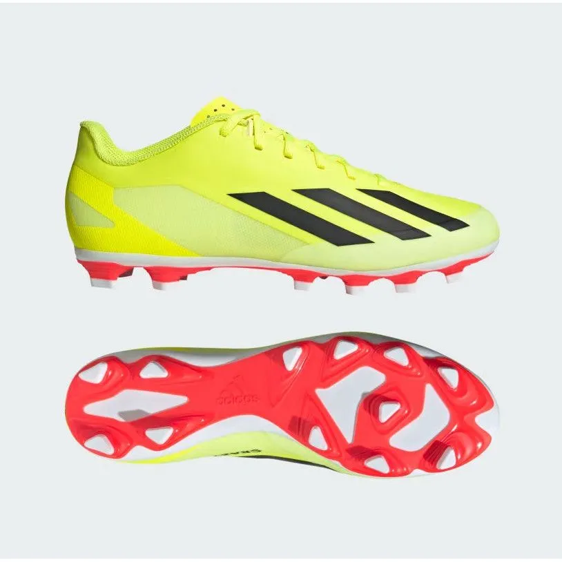 Adidas Mens Football Boots X Crazyfast Club FxG Team Solar Yellow 2/Core Black/Cloud White