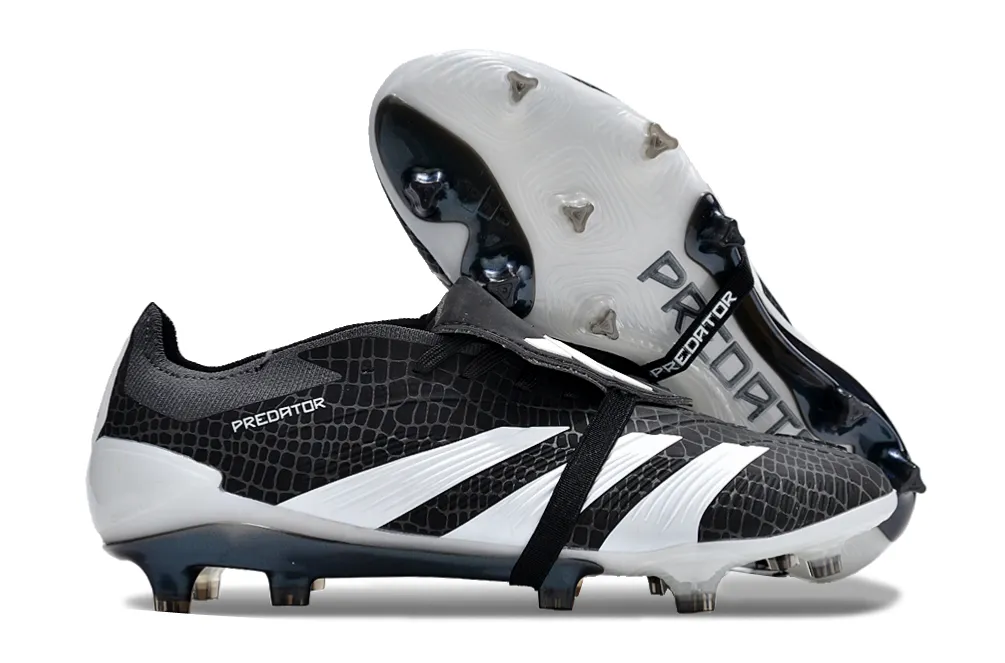 Adidas Predator Accuracy  Shoes - Obsidian Black | White - FREE SHIPPING WORLDWIDE