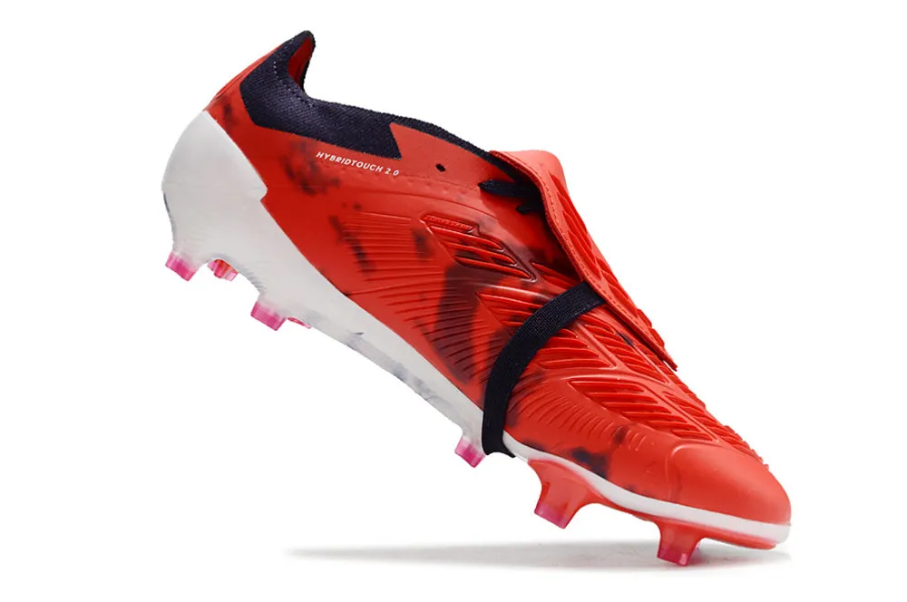 Adidas Predator Accuracy  Shoes - White | Crimson Red - FREE SHIPPING WORLDWIDE