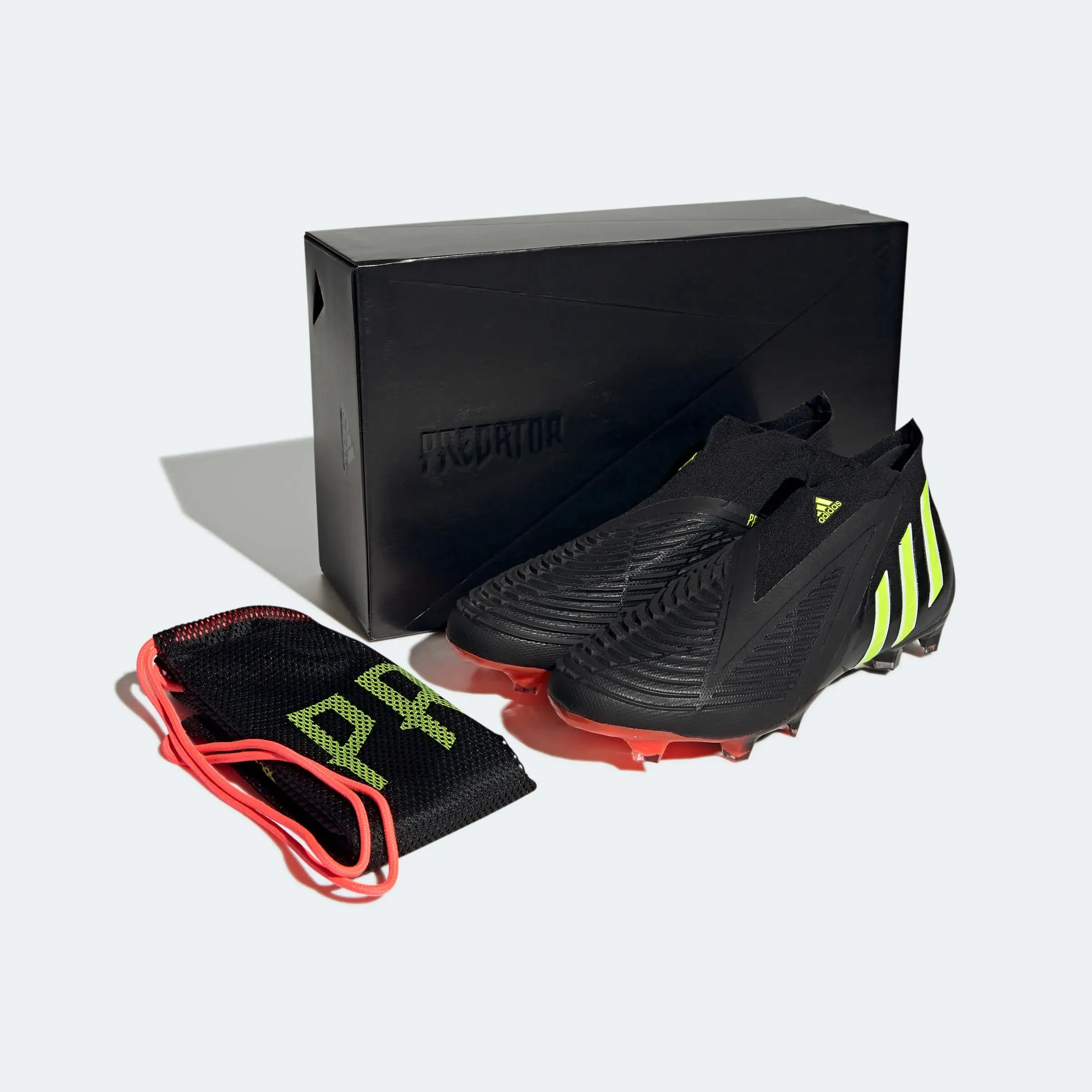 adidas Predator Edge   FG - Black-Solar Yellow