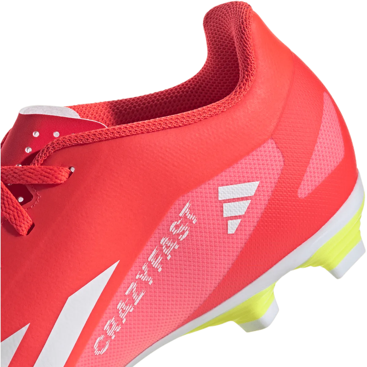 Adidas X Crazyfast Club Flexible Ground Adult Soccer Cleats IG0616 Solar Red/White