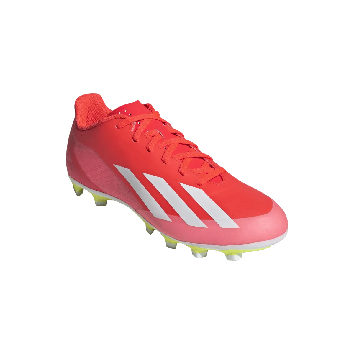 Adidas X Crazyfast Club Flexible Ground Adult Soccer Cleats IG0616 Solar Red/White