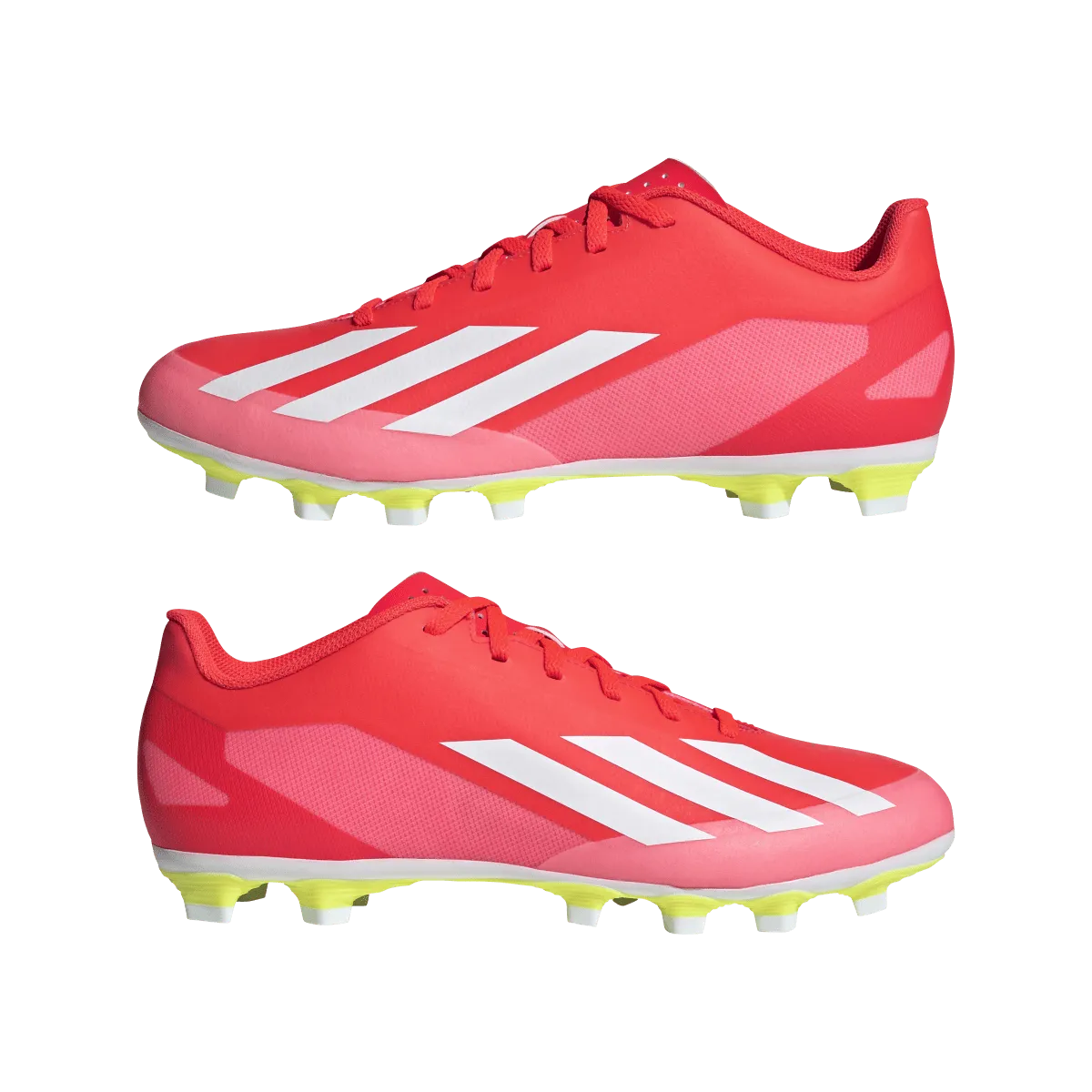 Adidas X Crazyfast Club Flexible Ground Adult Soccer Cleats IG0616 Solar Red/White