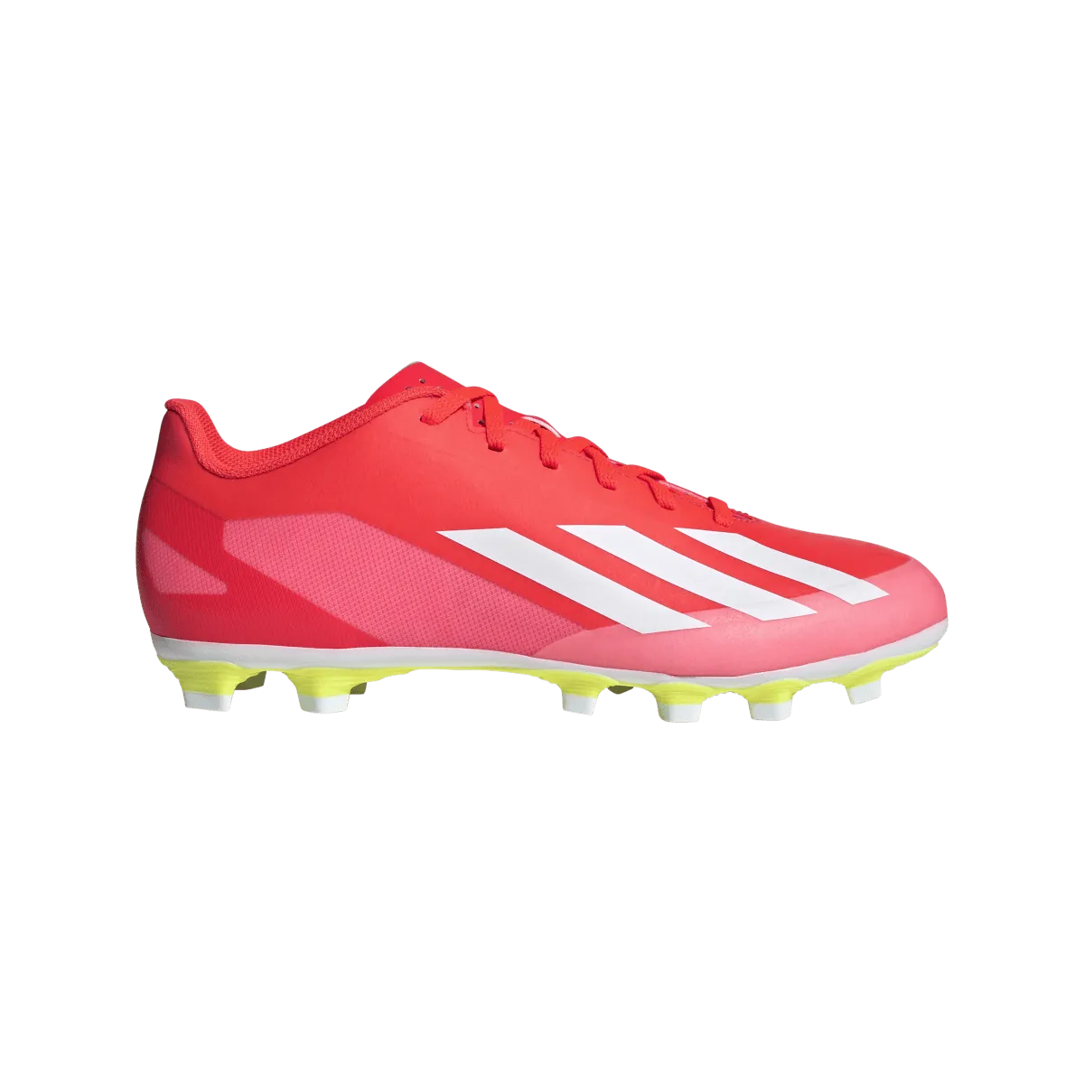 Adidas X Crazyfast Club Flexible Ground Adult Soccer Cleats IG0616 Solar Red/White