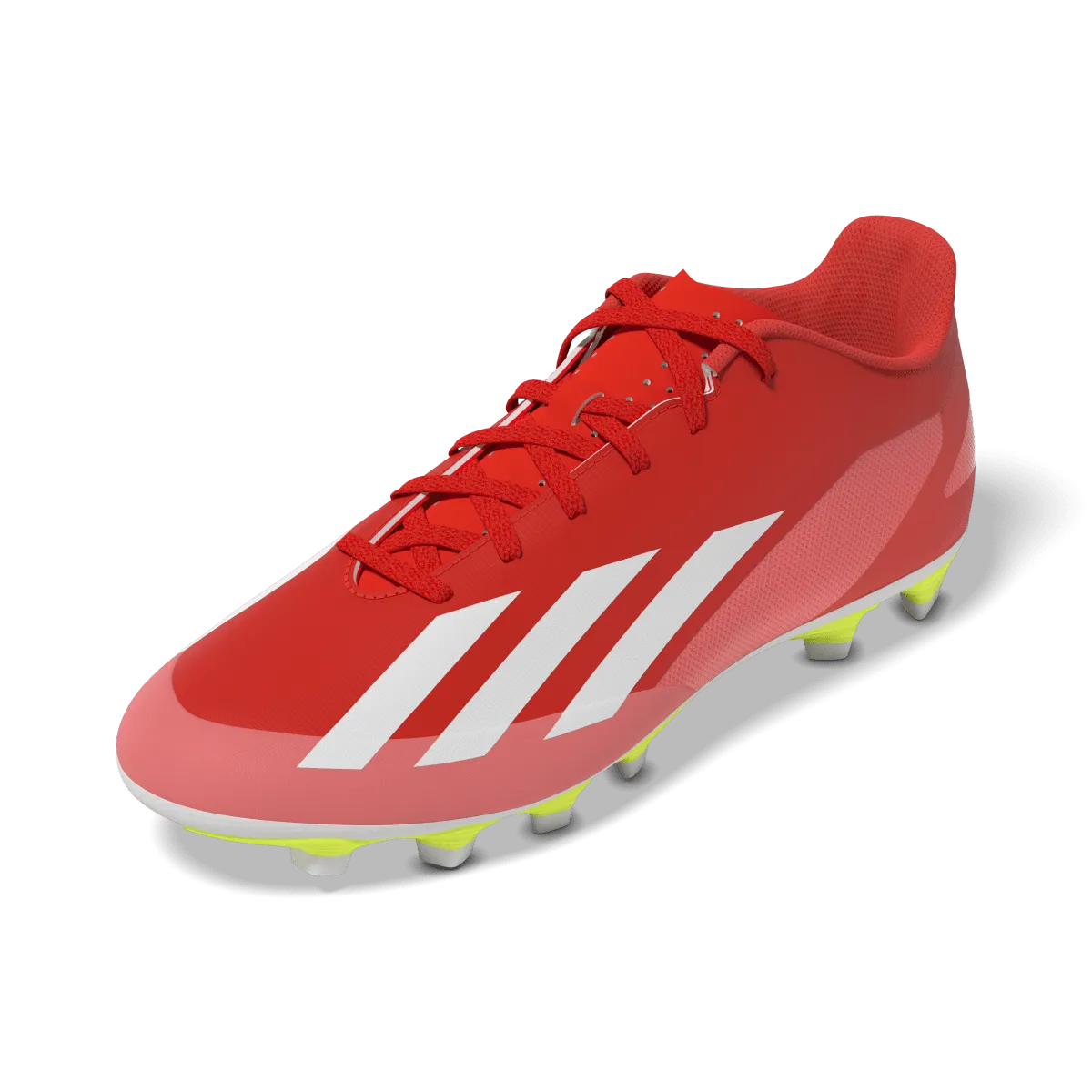 Adidas X Crazyfast Club Flexible Ground Adult Soccer Cleats IG0616 Solar Red/White