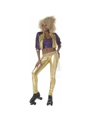 Adult Roller Rink Diva Costume