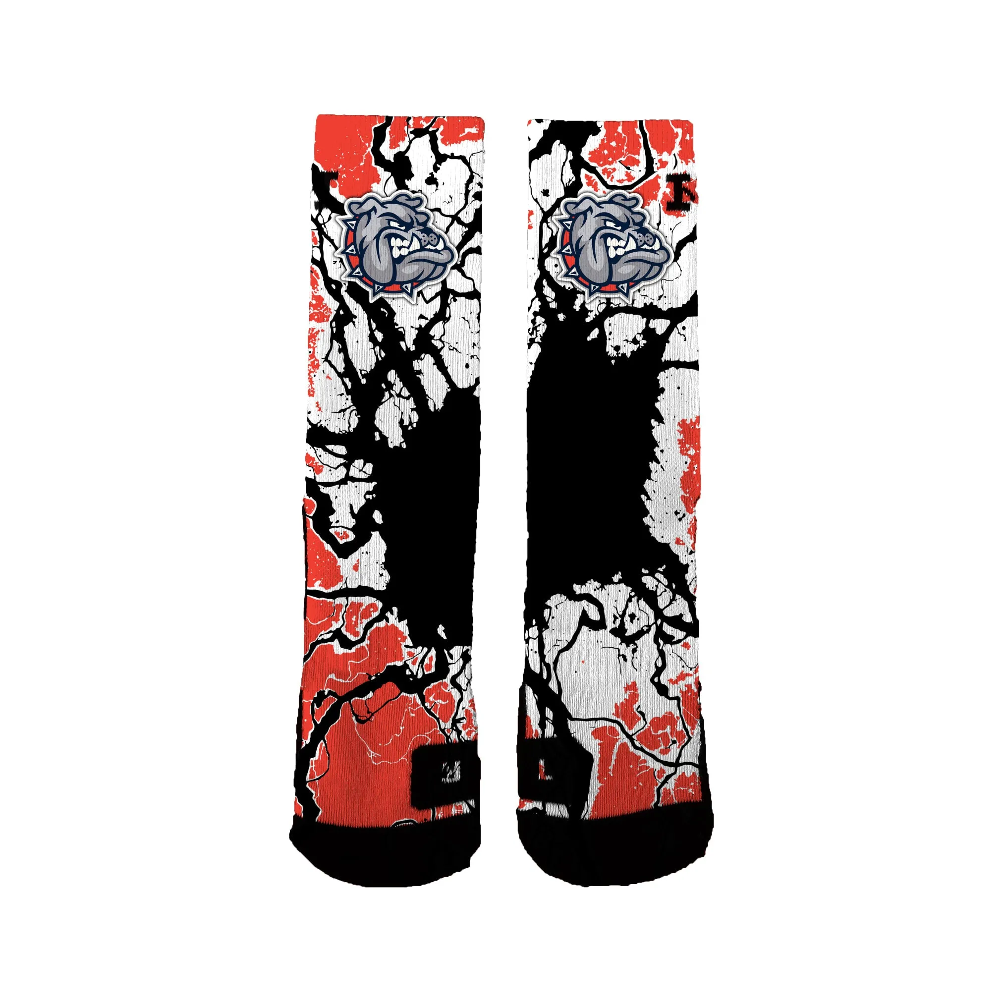 Ainsworth Bulldog Football Lightning Socks