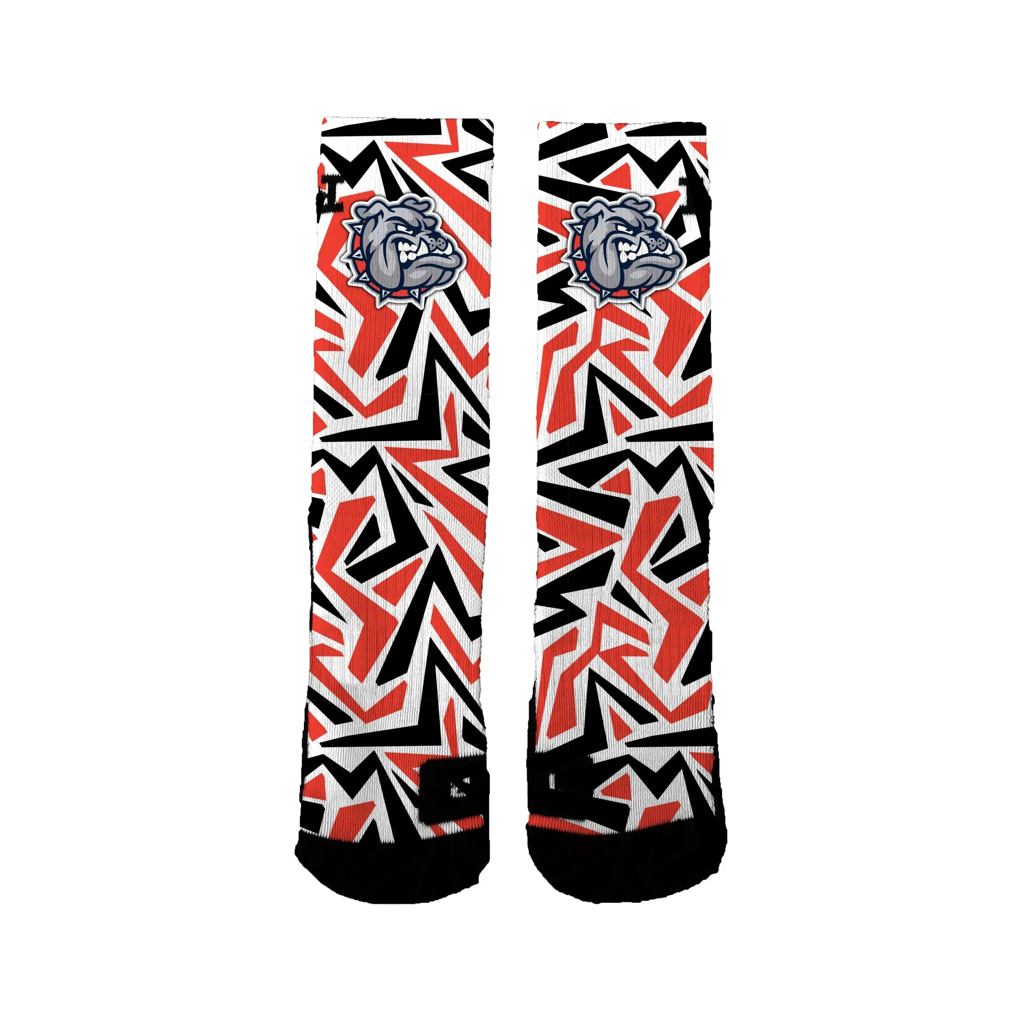 Ainsworth Bulldog Football Maze Socks