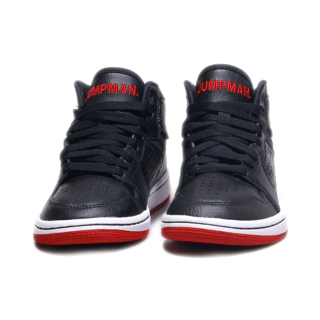 Air Jordan Access High-Top Sneakers Leather Black Colour For Women