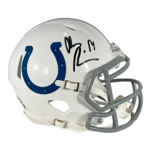 Alec Pierce Signed Indianapolis Colts Speed Mini Football Helmet (JSA)