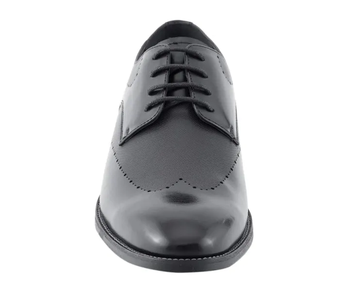 Amali Shoes Luke Wingtip Dress Shoes Men’s Pu Leather Black