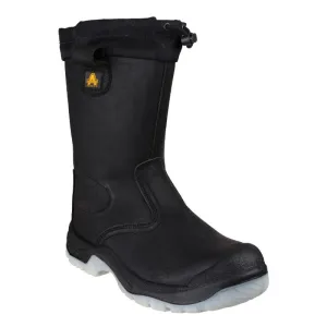 Amblers Black Rigger Boot S3 SRC FS209