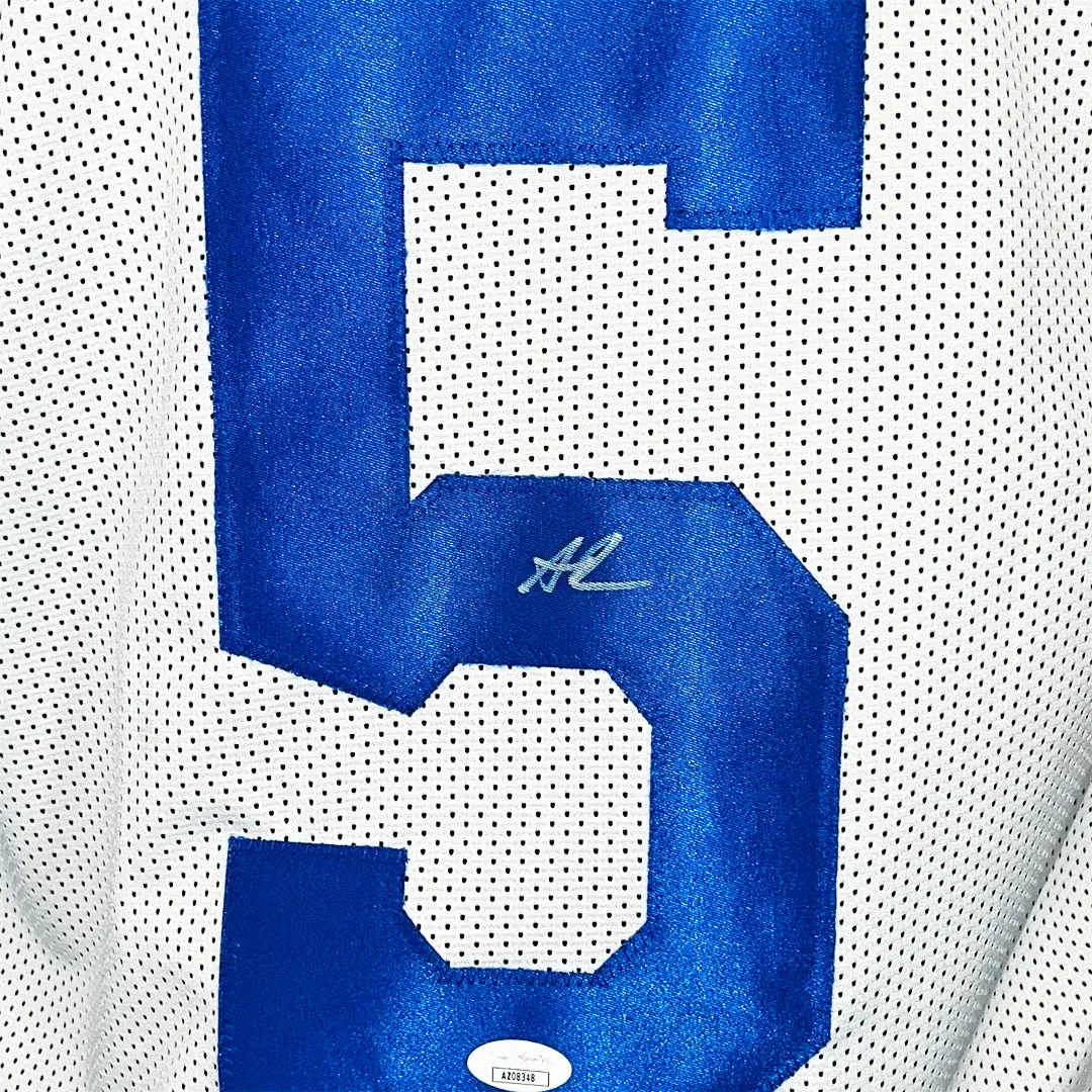 Anthony Richardson Signed Indianapolis White Football Jersey (JSA)