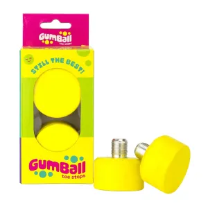 Antik Skates Gumball Toe Stops Short - Lemon 75A (Pair)