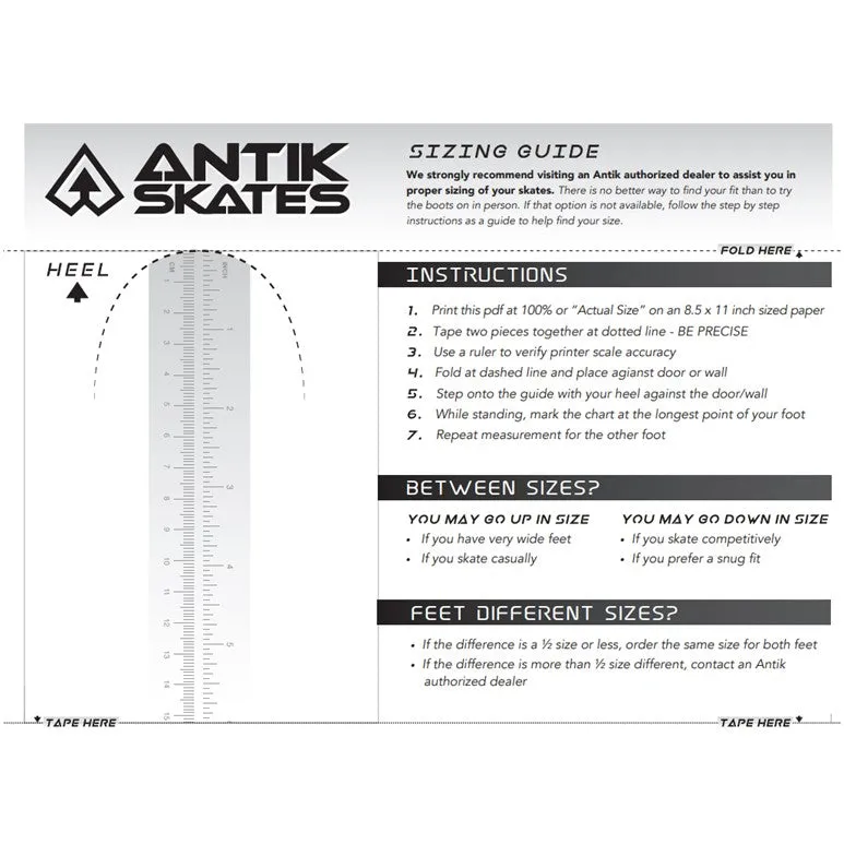 Antik Skyhawk Derby Black Roller Skates