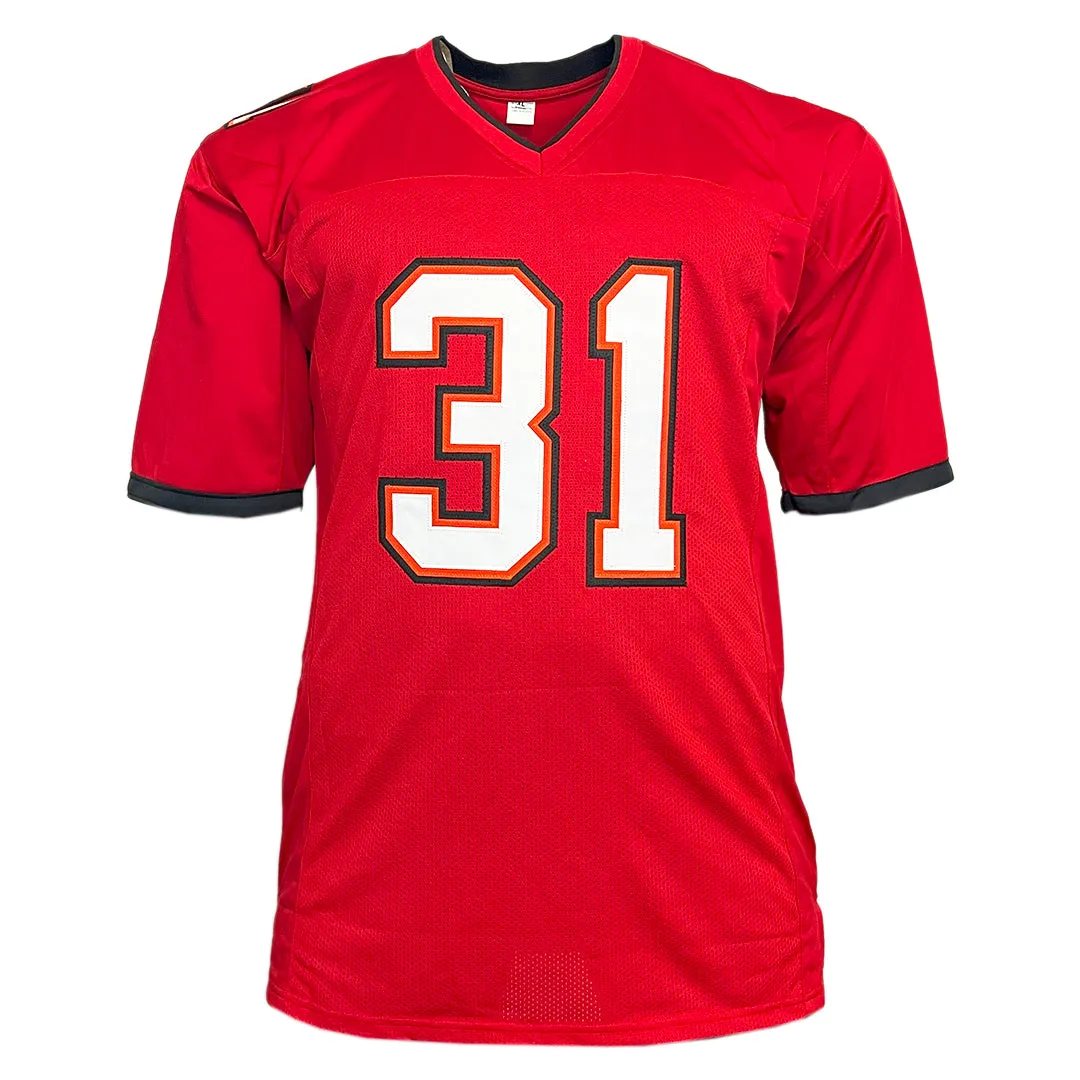 Antoine Winfield Jr Signed Tampa Bay Red Football Jersey (JSA)