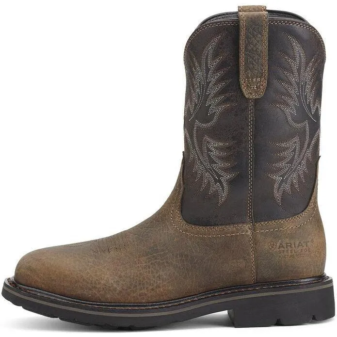 Ariat Men's Sierra Puncture Resistant 10" Stl Toe Western Work Boot - 10012948