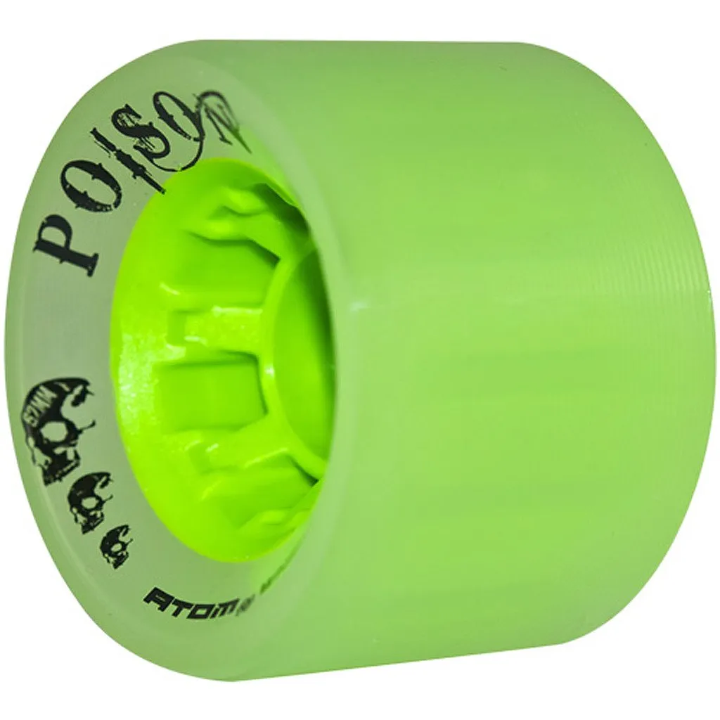 Atom Poison 62mm Roller Skate Wheels- 4pack