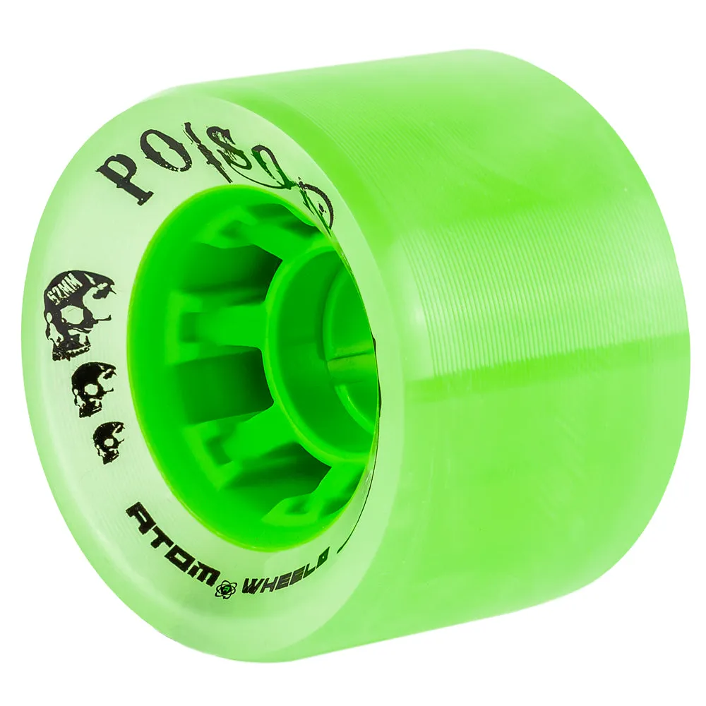 Atom Poison 62mm Roller Skate Wheels- 4pack