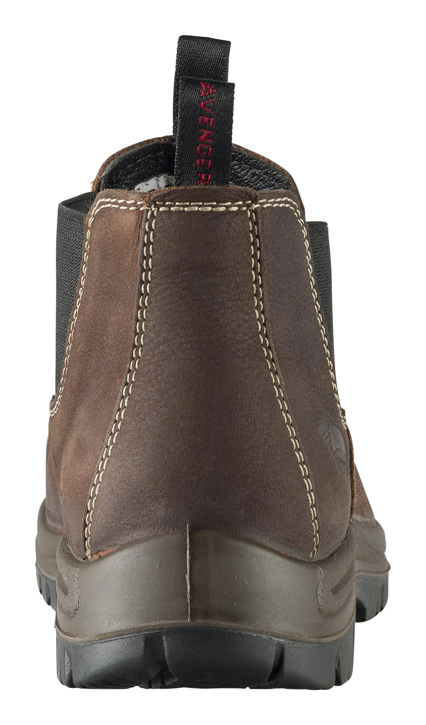 'Avenger' Men's 4" Foreman Romeo EH SR Comp Toe Pull On - Brown