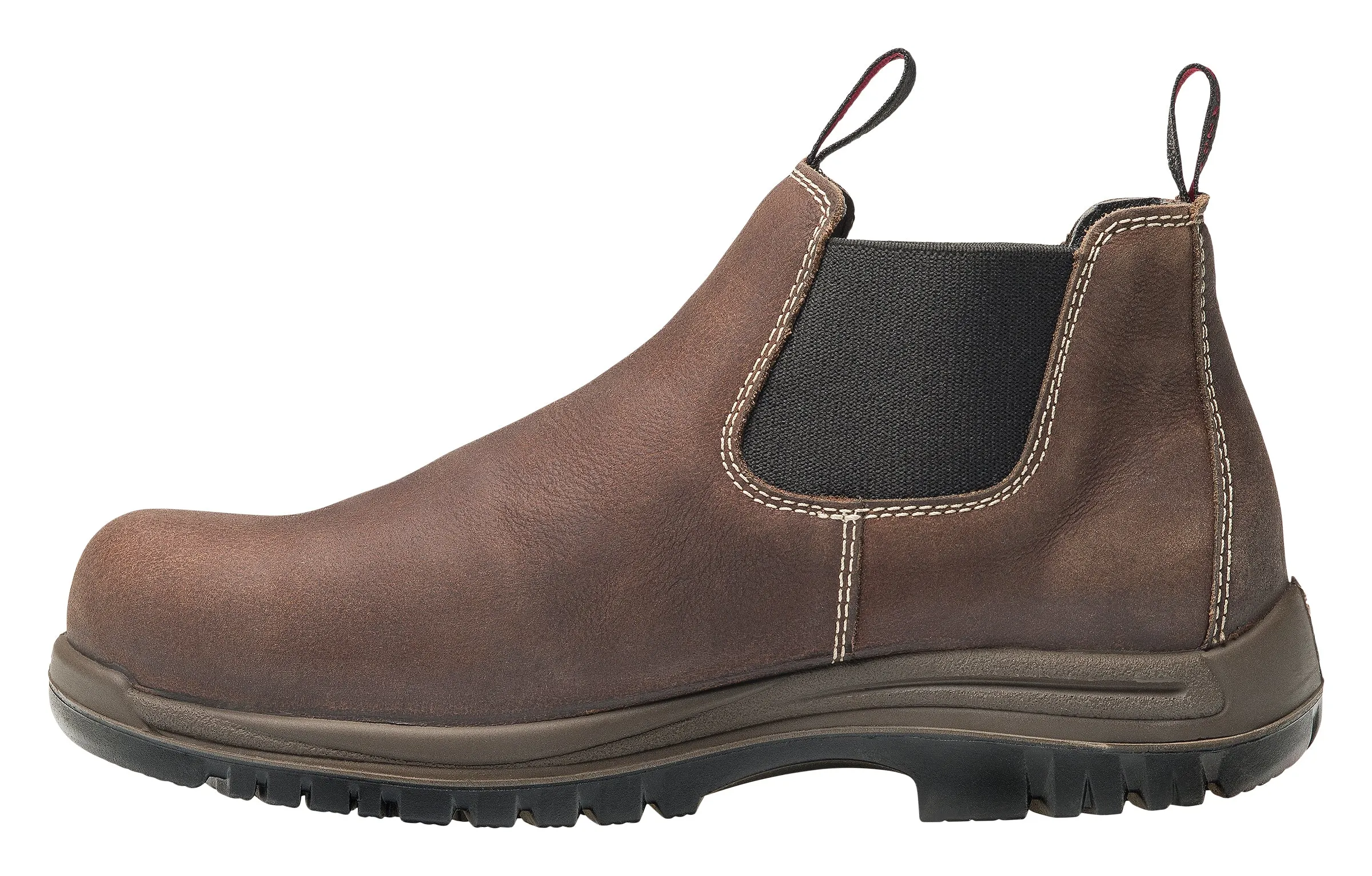 'Avenger' Men's 4" Foreman Romeo EH SR Comp Toe Pull On - Brown