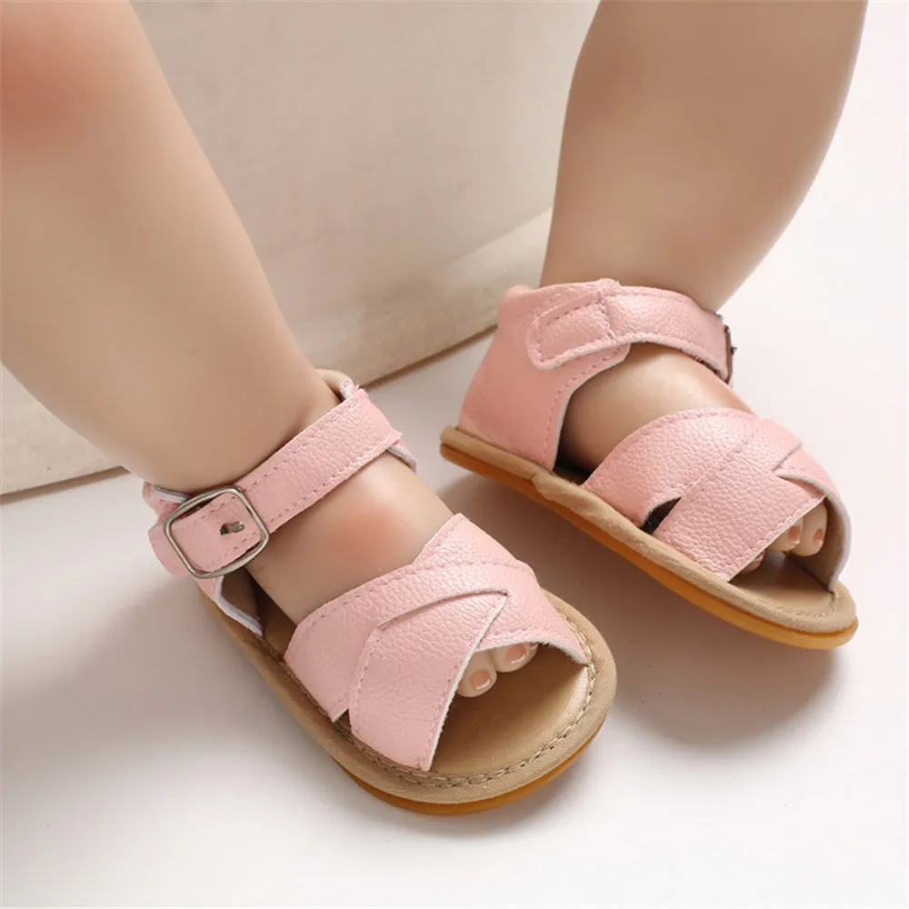 Baby Buckle Non-Slip Open Toe Sandals Children Shoes Wholesale