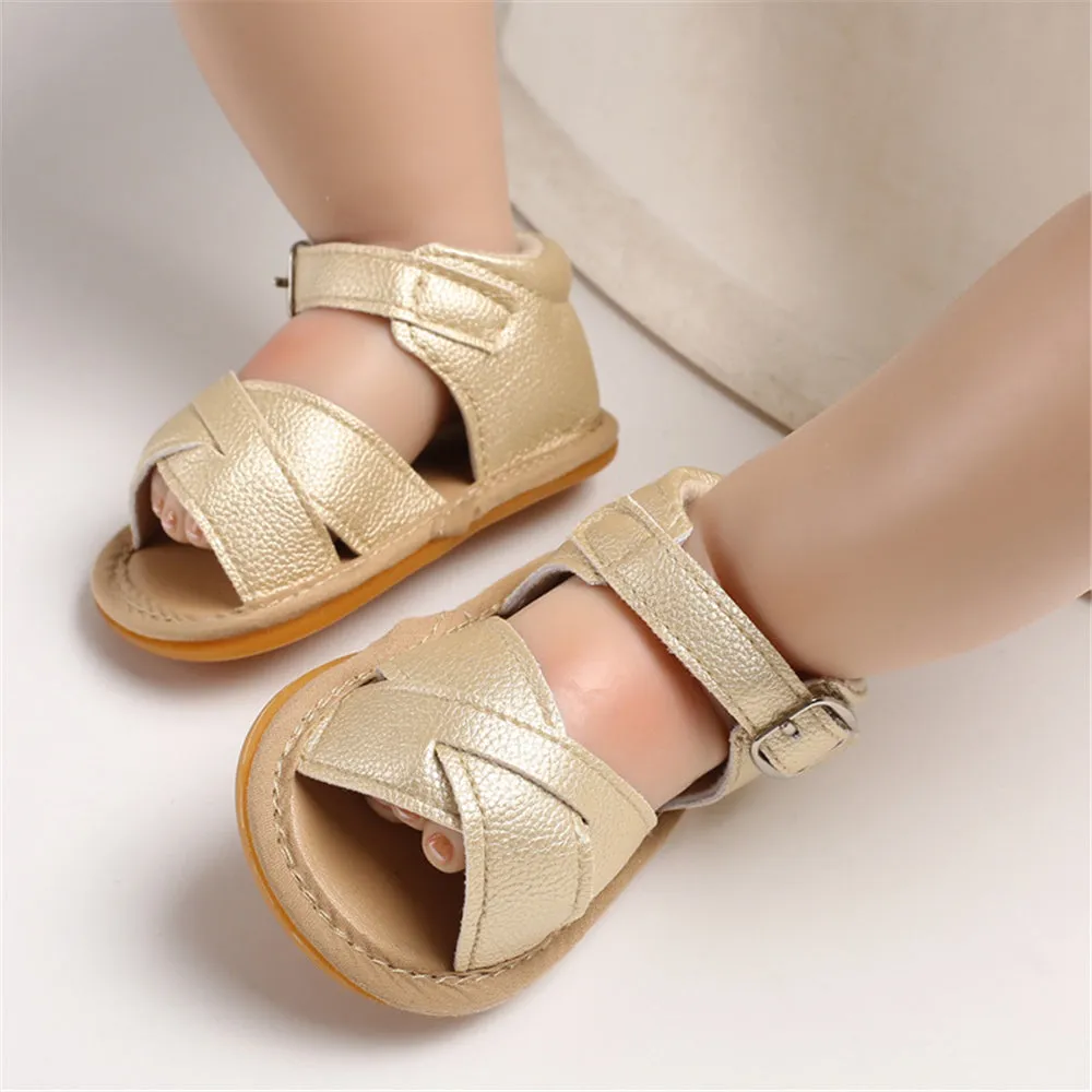 Baby Buckle Non-Slip Open Toe Sandals Children Shoes Wholesale