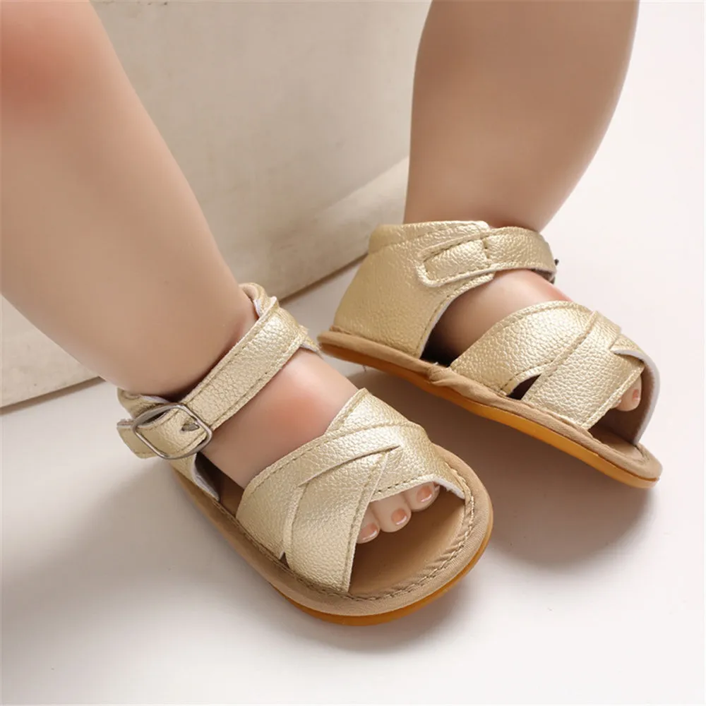 Baby Buckle Non-Slip Open Toe Sandals Children Shoes Wholesale