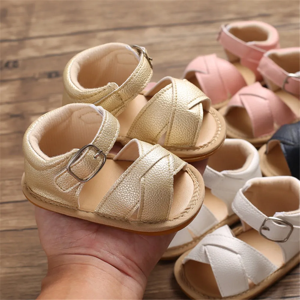 Baby Buckle Non-Slip Open Toe Sandals Children Shoes Wholesale