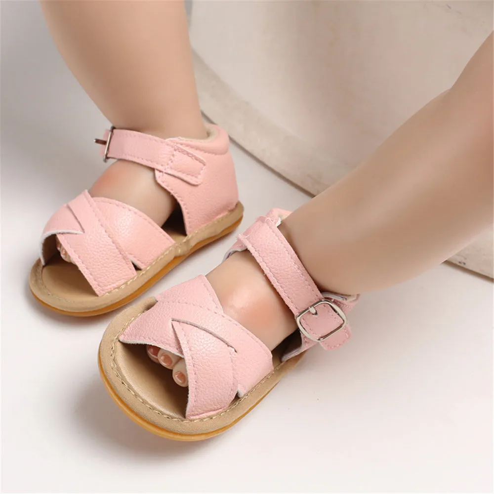 Baby Buckle Non-Slip Open Toe Sandals Children Shoes Wholesale