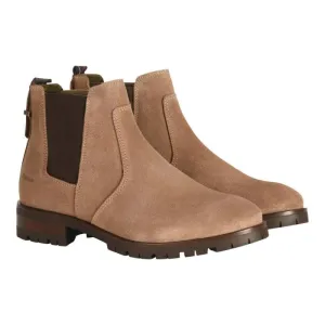 Barbour Nina Ladies Chelsea Boot - Taupe Suede