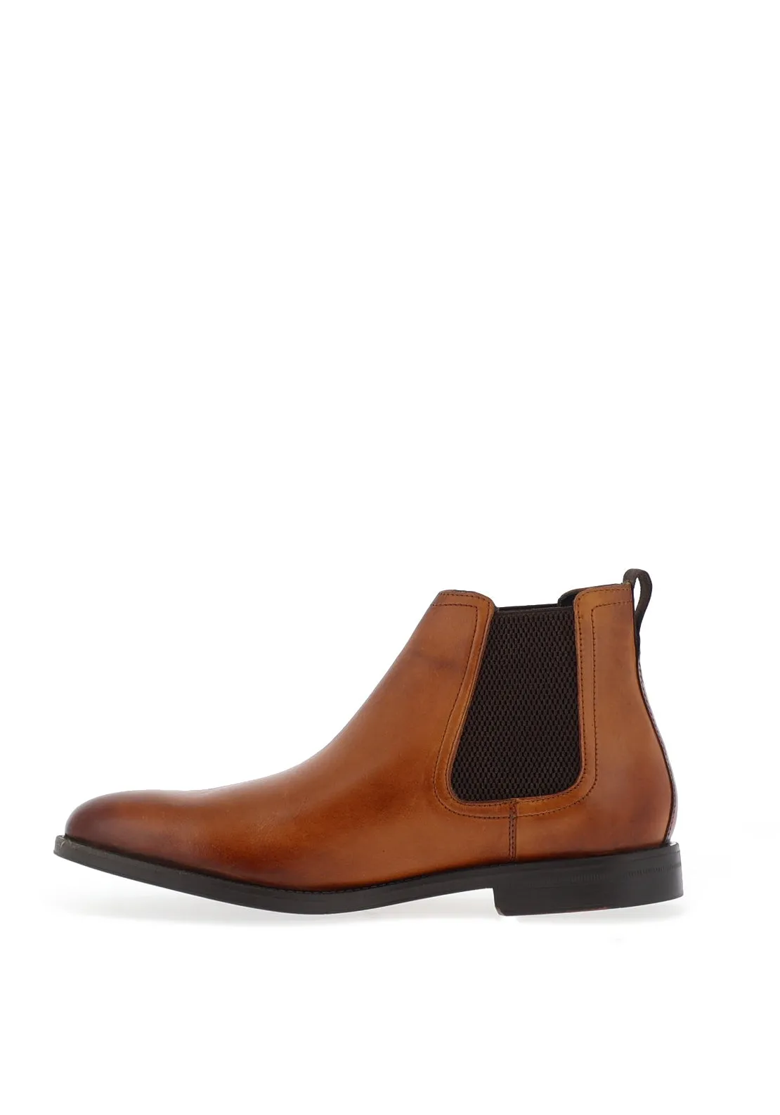 Base London Mens Bradwell Chelsea Boots, Waxy Tan