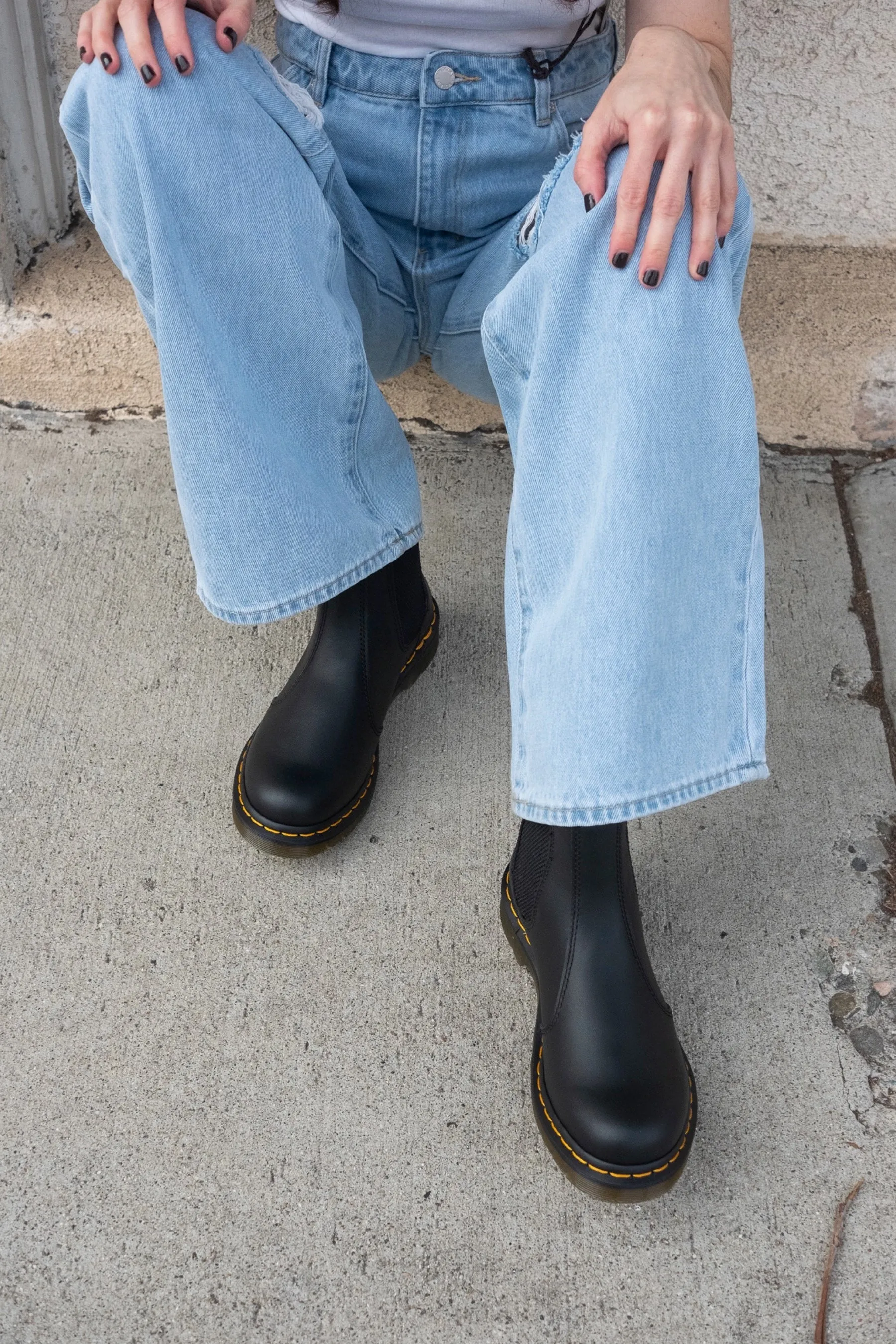 Black Nappa 2976 Chelsea Boot