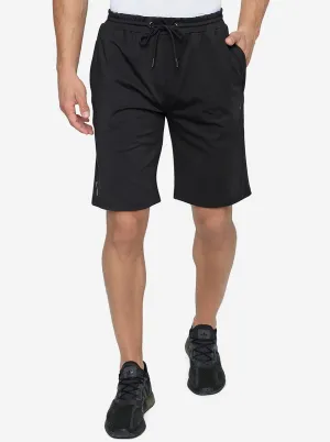 Black Solid Slim Fit Shorts | Jade Play