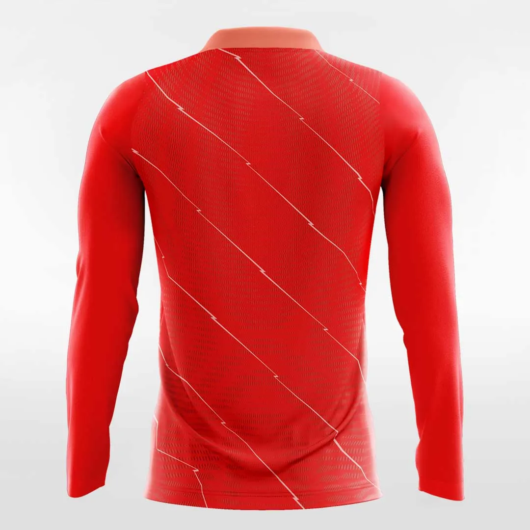 Blazing Sun - Men's Sublimated Long Sleeve Football Shirt