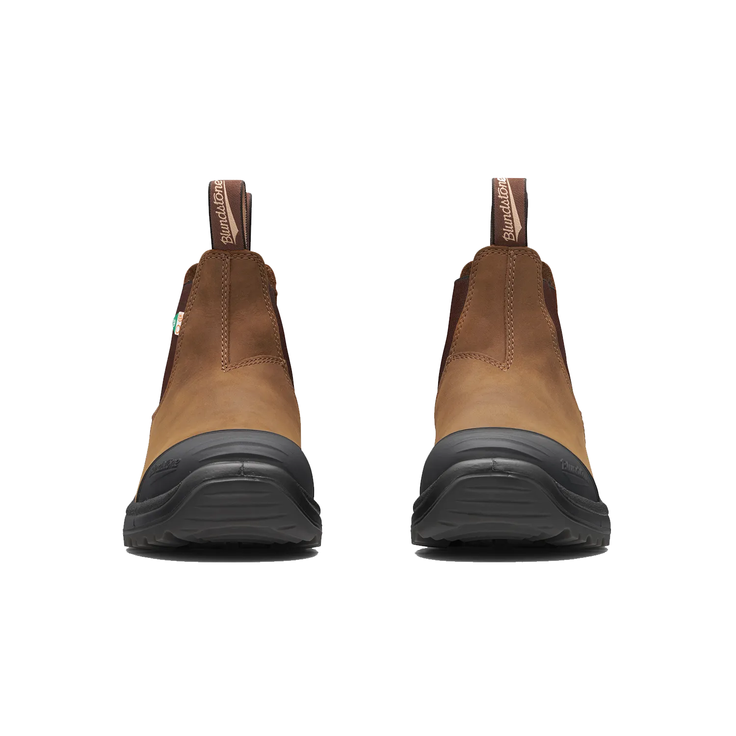 Blundstone 169 - Work & Safety Boot Rubber Toe Cap Saddle Brown