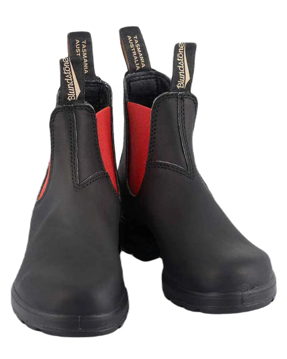 Blundstone 508 Black Red Chelsea Boots