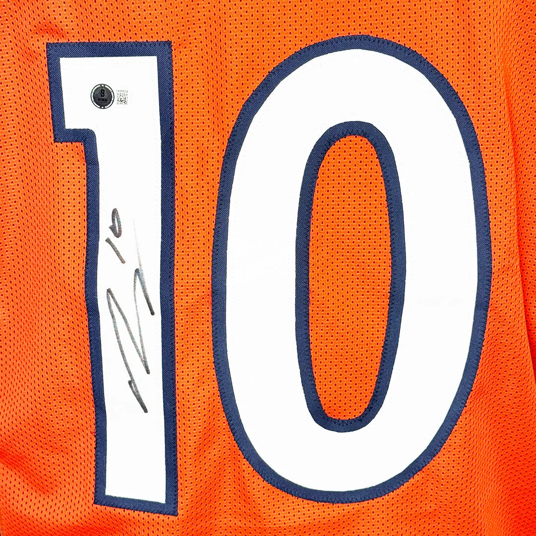 Bo Nix Signed Denver Orange Football Jersey (Beckett)