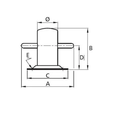 Bolard Type Achilles, with bolt Mouting