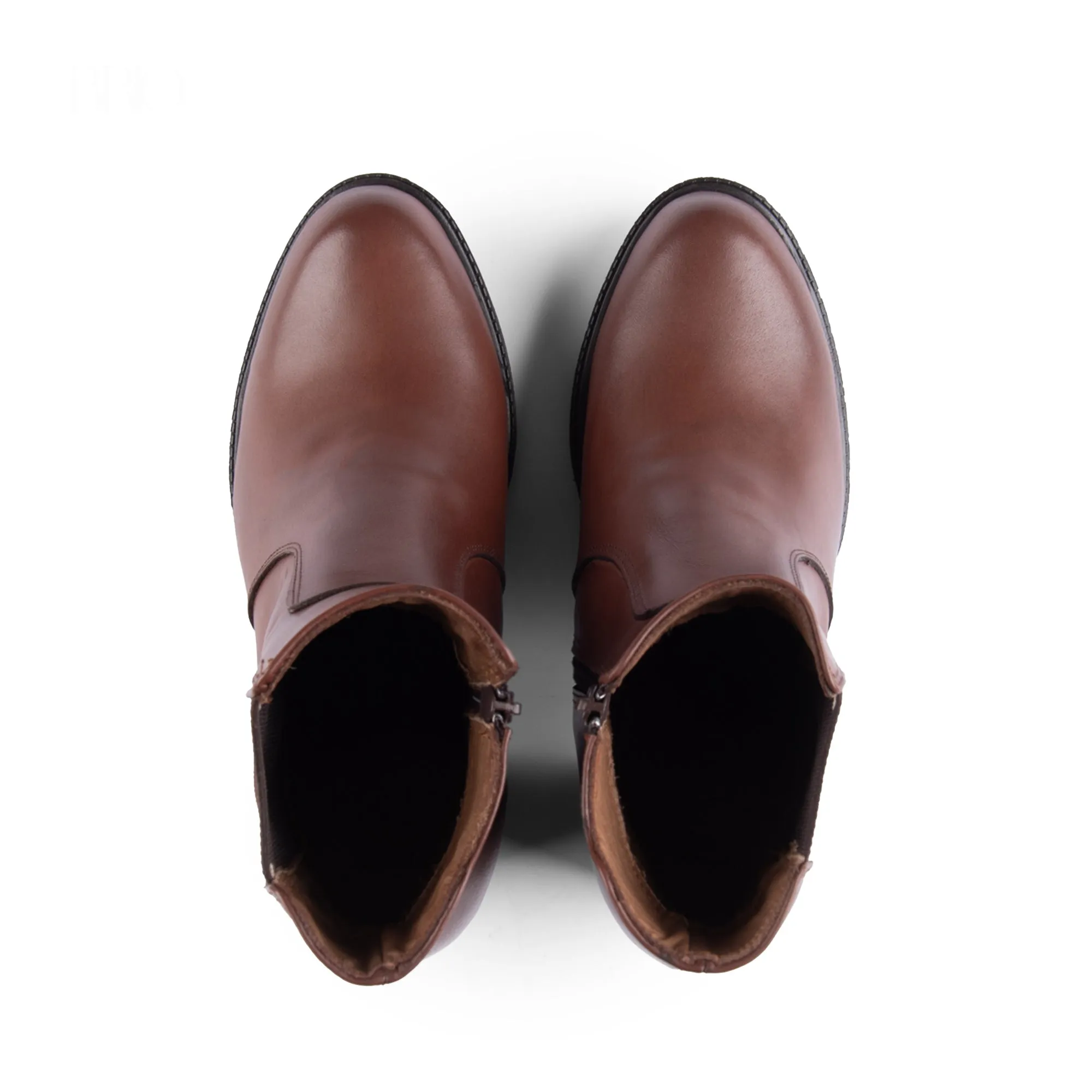 Brio Brown Easton Natural Leather Chelsea Boot