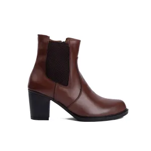 Brio Brown Easton Natural Leather Chelsea Boot